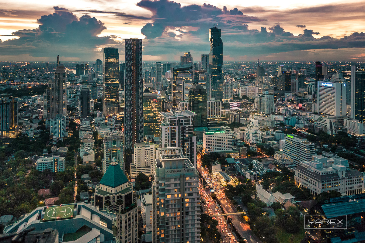View from Banyan Tree Bangkok, Thailand